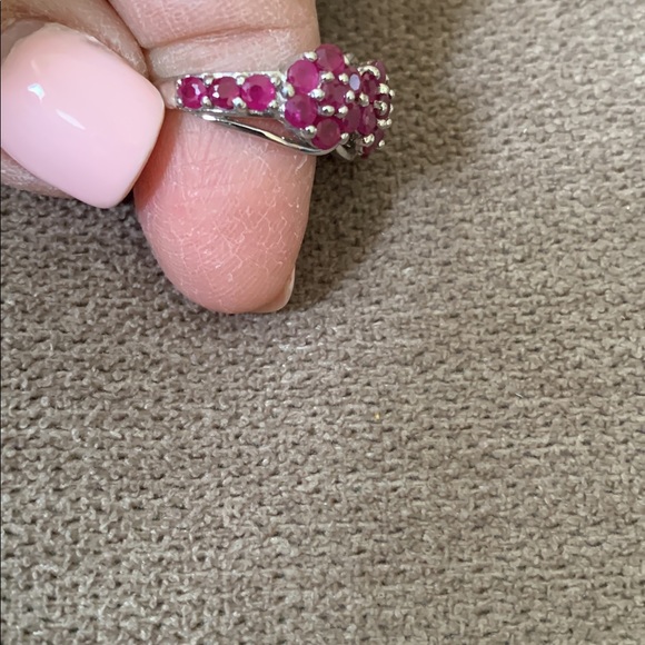 Estate find Rubies and silver ring - Picture 8 of 8